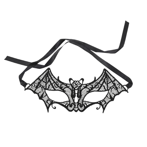 Black lace half-face party mask, Kohl's