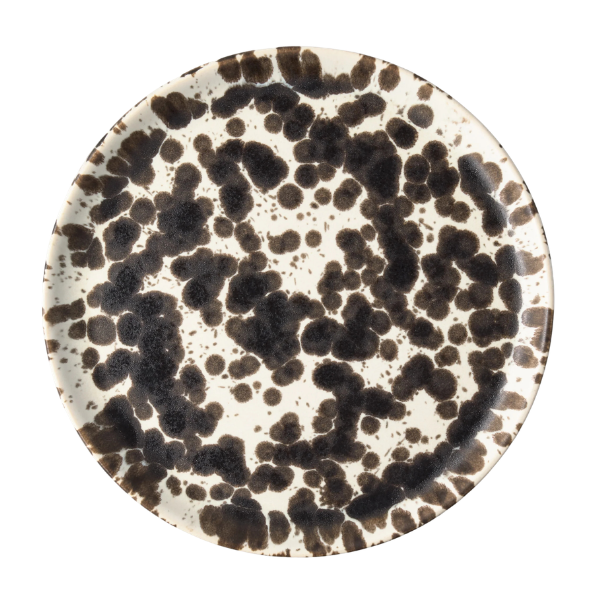Splatter stoneware salad plate, Hudson Grace