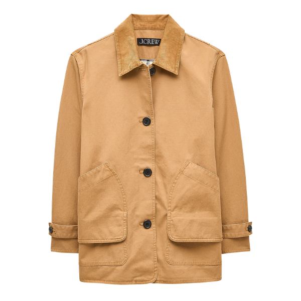 Cargo camel canvas barn jacket, J.Crew 1983