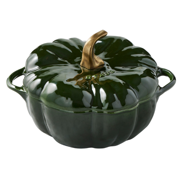 Cast iron pumpkin-shaped cocotte, Staub