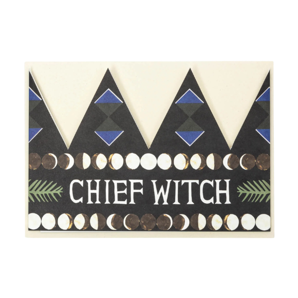 Chief Witch Halloween party hat, Hadley Paper Goods