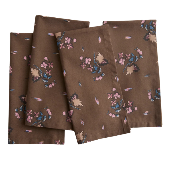 Autumnal ditzy print napkins, set of 4, Tuckernuck