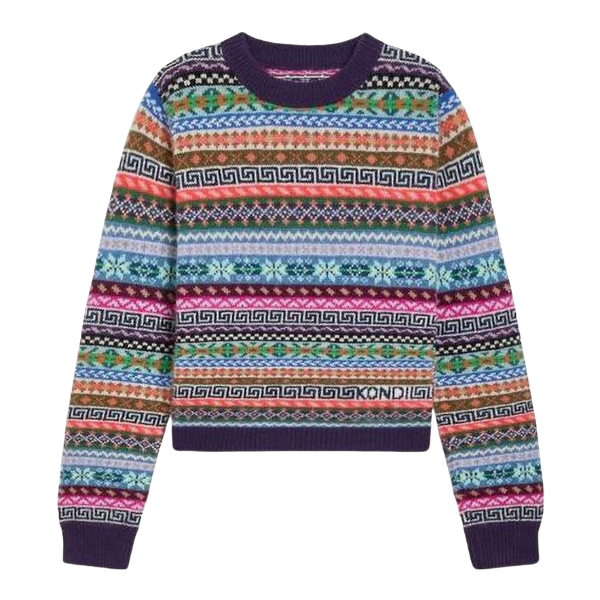 Amethyst Fair Isle cashmere sweater, Kismet, Suzie Kondi