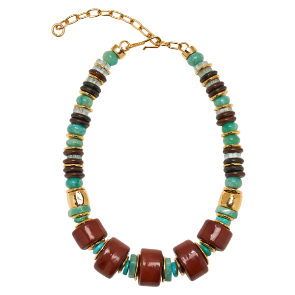Rosewood Granada necklace, Lizzie Fortunato
