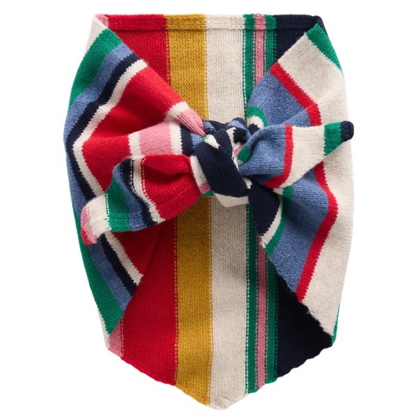 Happy Stripe CashSoft Triangle Scarf, Gap