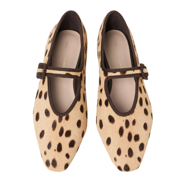 Cheetah print Mary Jane flats, Junia, Loeffler Randall