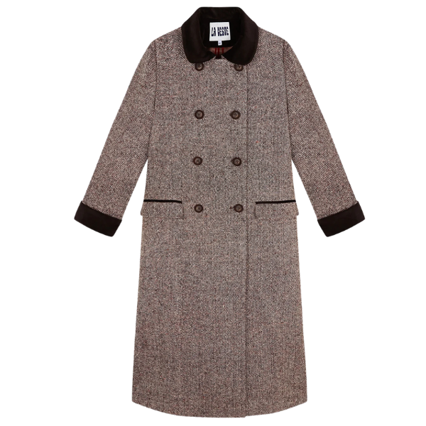 Brown Miranda coat, La Veste