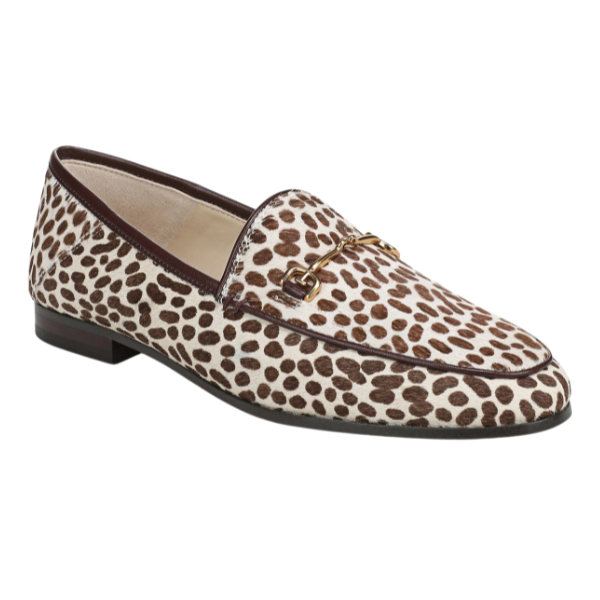 Loraine bit loafer shoes, Chocolate Multi Calf Hair