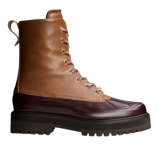 Bordo and camel winter boots, Silo, Varley